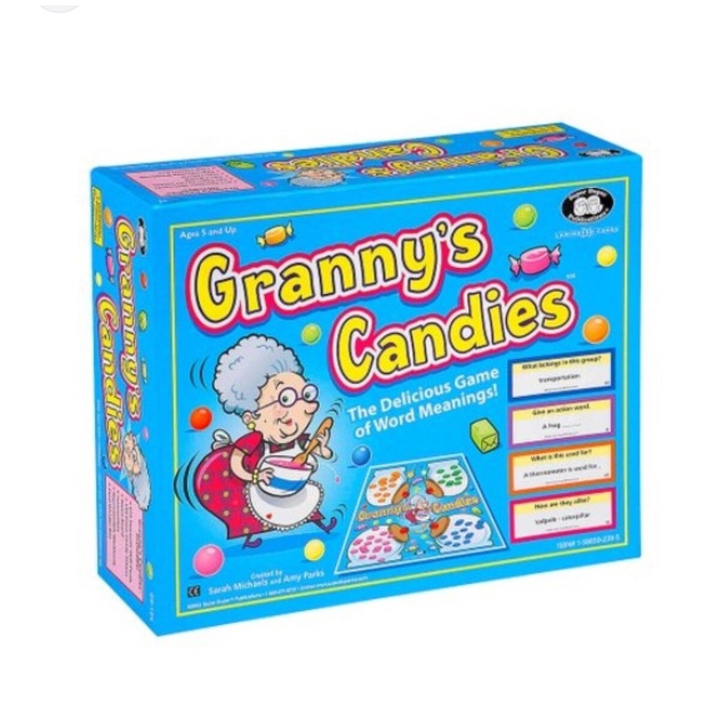 GRANNY'S CANDIES "Delicious" GAME of WORD MEANINGS Super Duper 2002 New, Sealed!